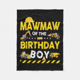 Manta Polar Mawmaw Del Niño De Cumpleaños Trabajador De La Con