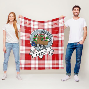 Manta Polar Maxwell Plaid Clan Badge Tartan Plaid