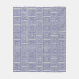 Manta Polar Maze azul