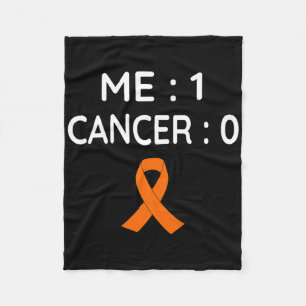 Manta Polar Me 1 Cáncer 0 Conciencia sobre la leucemia