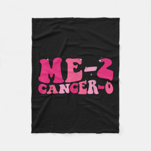 Manta Polar Me 2 Cáncer 0 Golpeo al Cáncer Dos Veces Groovy Re