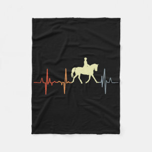 Manta Polar Me Encanta El Cardiograma Del Viajero De Caballo D