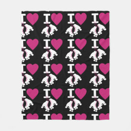 Manta Polar Me encanta el patinaje sobre ruedas