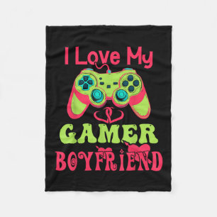 Manta Polar Me Encanta Mi Amigo Amo De Los Videojuegos Del Cor