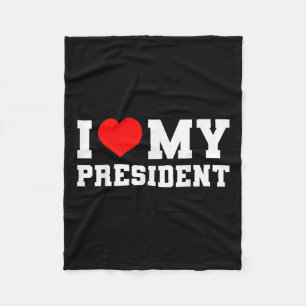 Manta Polar Me encanta mi presidente Donald Trump 2024