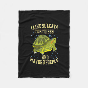Manta Polar Me Encantan Las Tortugas De Sulcata Y Tal Vez 3 Pe