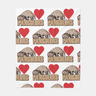 Manta Polar Me encantan los pangolinos, salven a los pangolino