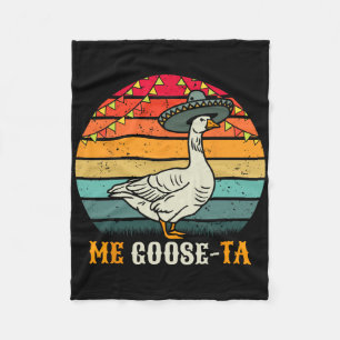 Manta Polar Me Goose Ta Mexicanos Mujeres Niños Retro Español 