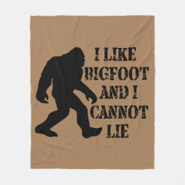 Manta Polar Me gusta Bigfoot y no puedo mentir