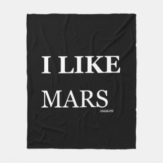 Manta Polar me gusta el chocolate mars