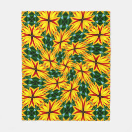 Manta Polar Me Gustan Las Flores Únicas