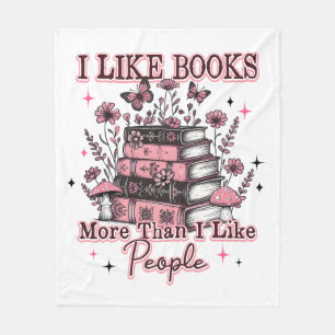 Manta Polar Me Gustan Los Libros Más Que...
