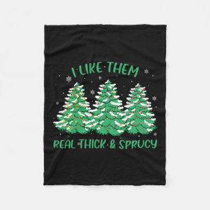 Manta Polar Me Gustan Los Navidades De Diversión Muy Gruesos Y