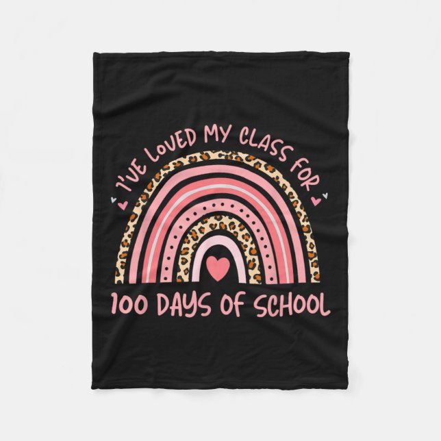 Manta Polar Me ha encantado mi beca durante 100 días de clases (Anverso)