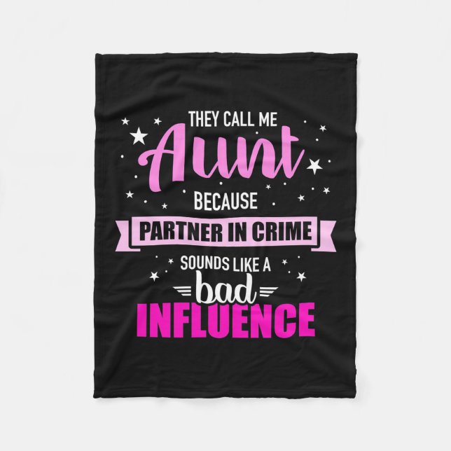 Manta Polar Me llaman tía (Anverso)