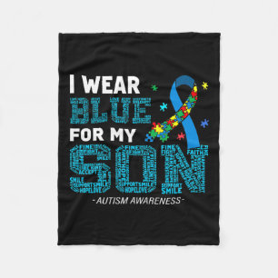 Manta Polar Me Pongo Azul Por Mi Hijo Para Concienciar Al Auti