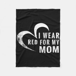 Manta Polar Me Pongo Rojo Por Mi Madre, Ayuda Para Concientiza