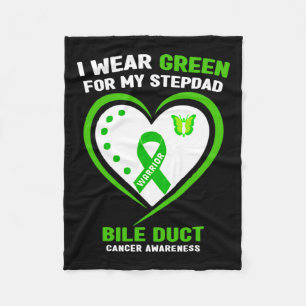 Manta Polar Me Pongo Verde Por Conciencia De Cáncer De Bicicle