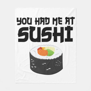 Manta Polar Me Tenías En Sushi - Comida Graciosa