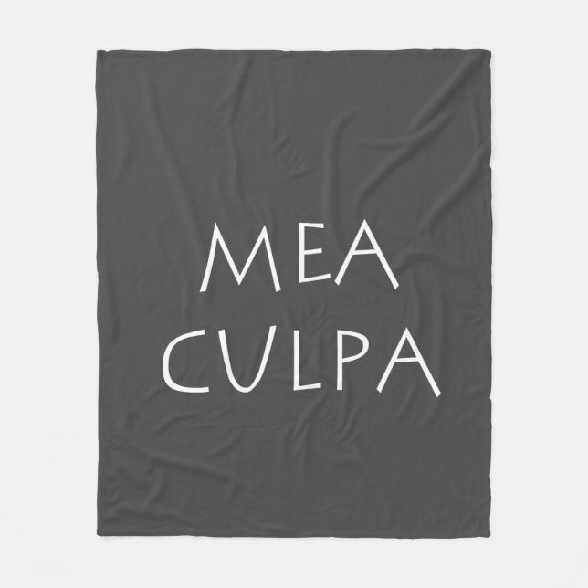 Manta Polar Mea culpa (Anverso)