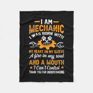 Manta Polar Mecánico Soy Mecánico