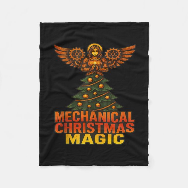 Manta Polar Mechanical Christmas Magic Xmas Fairy Angel Tank T (Anverso)