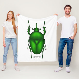 Manta Polar Mecynorhina torquata personalizado ilustracion