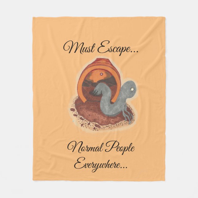 Manta Polar media manta- Debe escapar. La criatura machacada (Anverso)