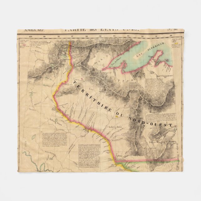 Manta Polar Mediados de oeste 41 de Estados Unidos (Frente (Horizontal))