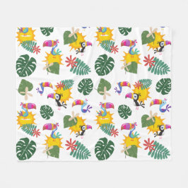 Manta Polar Mediano tamaño del Tóxico Tropical