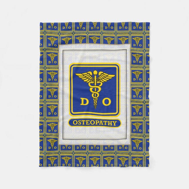 Manta Polar Médica de Medicina Osteopática (Anverso)