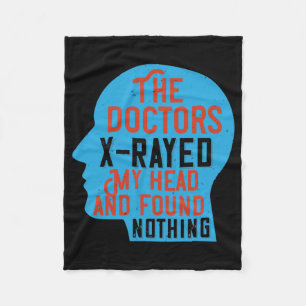 Manta Polar Medicina - Médicos Rayed Mi Cabeza