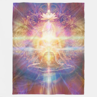 Manta Polar Meditator anaranjado de la sol V073