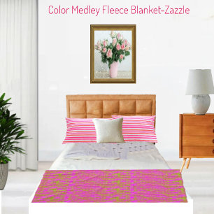 Manta Polar Medley de color