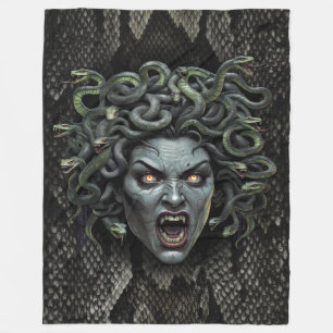 Manta Polar Medusa Reina de la Fleece Blanket