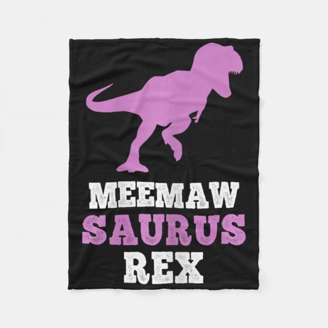 Manta Polar Meemaw-saurus Rex Dino Dinosaurio Meemawsaurus Div (Anverso)