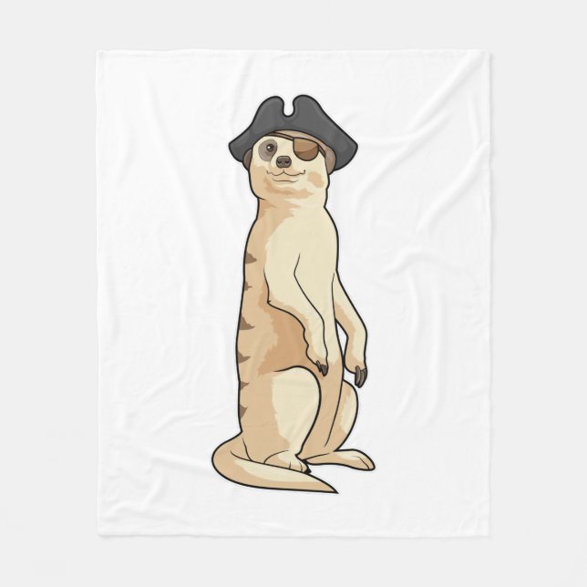 Manta Polar Meerkat as Pirate with Pirate hat (Anverso)