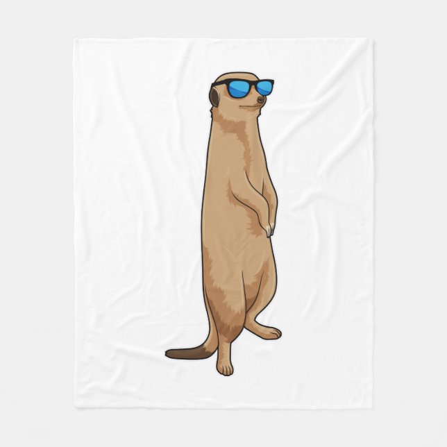 Manta Polar Meerkat con gafas de sol (Anverso)