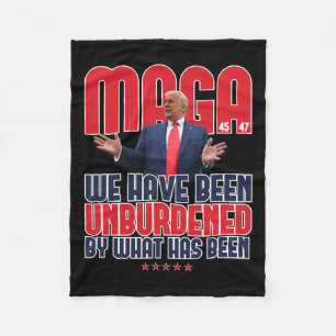Manta Polar Mega Trump 2024 47 presidente sin cargas Meme Des