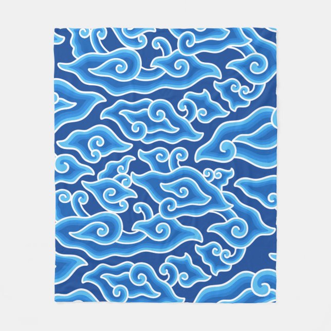 Manta Polar Megamendung batik pattern megamendung (Anverso)