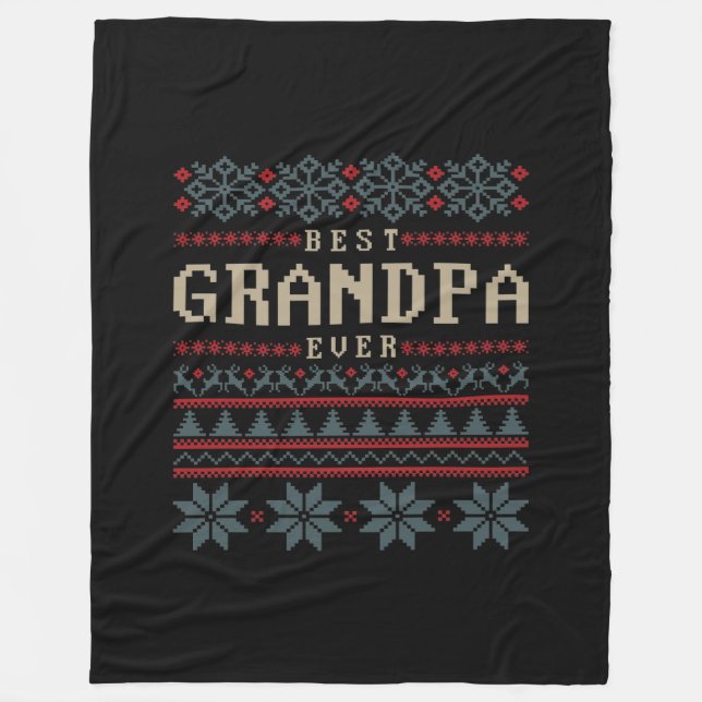 Manta Polar Mejor abuelo jamás (Anverso)