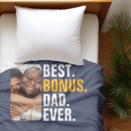 Manta Polar Mejor Bono Personalizado Papá Nunca Padre