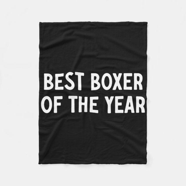 Manta Polar Mejor Boxeador Del Año  (Anverso)