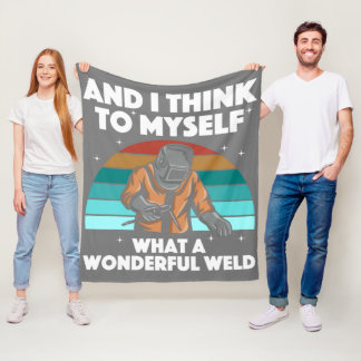 Manta Polar Mejor Hombres de Arte Soldadura Mujeres Arco Solda