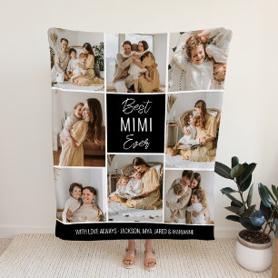 Manta Polar Mejor MIMI jamás Personalizado Fleece Blanket