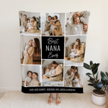 Mejor NANA Personalizado Fleece Blanket