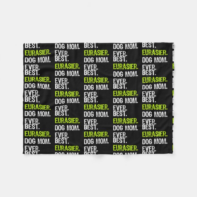 Manta Polar Mejor Perro Eurasier Mamo Perro Jamás Amantes  (Frente (Horizontal))