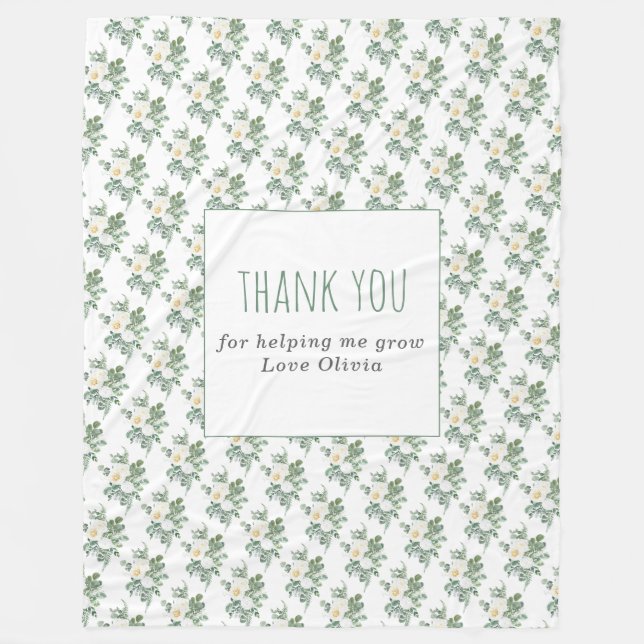 Manta Polar Mejor regalo de profesor de la historia (Anverso)