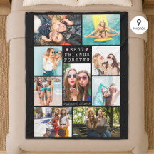 Mejores AMIGAS PARA SIEMPRE Collage de Fotos Nombr
