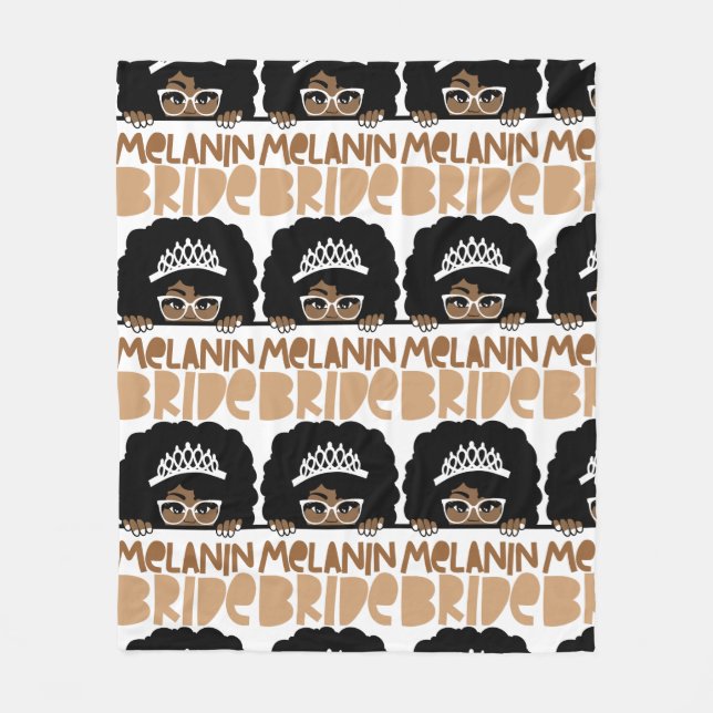 Manta Polar Melanin Bride Blanket (Anverso)